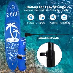 Planche de surf SUP gonflable de 297 cm avec pompe et sac à dos