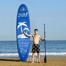 Planche de surf SUP gonflable de 297 cm avec pompe et sac à dos