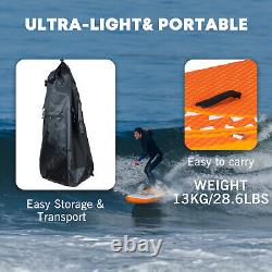 Planche de surf gonflable SUP de 11 pieds avec kit complet et siège de kayak.