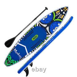 Planche de surf gonflable Stand Up Paddle Board SUP de 11 pieds avec pont antidérapant réglable