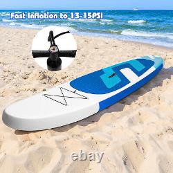 Planche de surf gonflable Stand Up Paddle Board de 10 pieds avec pagaie en aluminium flottante