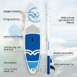 Planche de surf gonflable Stand Up Paddle SUP antidérapante pour tous les niveaux de compétence h E4F2