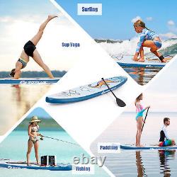 Planche de yoga gonflable Stand Up Paddle de 11 pieds avec accessoires SUP et pont antidérapant