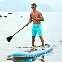 Sup Board Gonflable Surfing Stand Up Paddle Board Bleu 10,5ft Avec Ensemble Complet