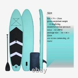 Sup Conseil Gonflable 3.2m Stand Up Paddle Board Green10.6ft Avec Ensemble Complet