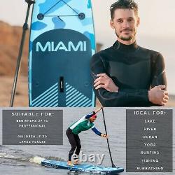 Sup Gonflable Stand Up Paddle Board Miami Tidal King Kayak Seat Premium 10'6