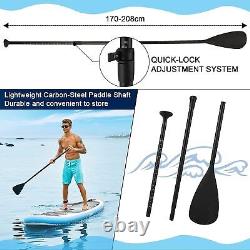 Surfboard 320cm Gonflable Paddle Board Sports Sup Surf Stand Up Water Float Uk