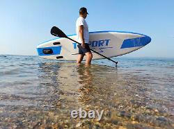T-sport Gonflable Stand Up Paddle Board Sup Accessoires Bleu Jour Suivant Livraison