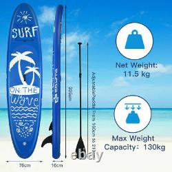 Tableau De Surf Gonflable Réglable Stand-up 16cm Épais Sup Tableau De Paddle Gonflable