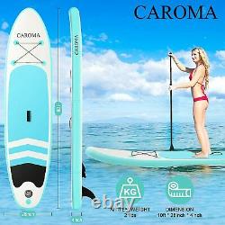 Uk Gonflable Stand Up Paddle Board Sup Surfboard Ajustable Non-slip Deck 10ft