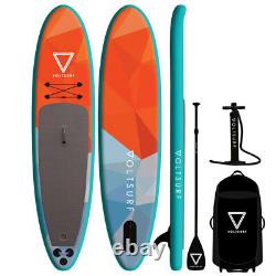 Voltsurf 11 Ft Rover Gonflable Sup Stand Up Paddle Board Kit Avec Pompe, Turquoise