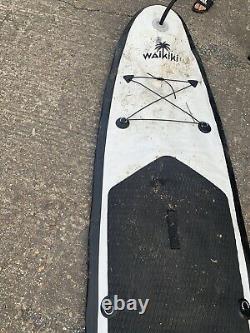 Waikiki Sup 10ft Gonflable Standing Pabble Board Avec Paddle, Pompe Et Sac