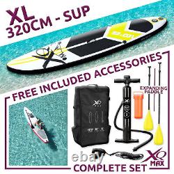 Xq Max Stand Up Paddle Board Sup 10ft6 Tables De Surf Gonflables Lime Avec Accessoires